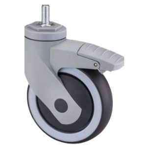 Threaded Stem Caster Noise Reducing Hospital Bed Casters
