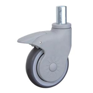 Caster With Brake for Medical Trolley Cart Operate Bed