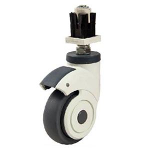 Expanding Stem Caster Wheels Thermoplastic Rubber